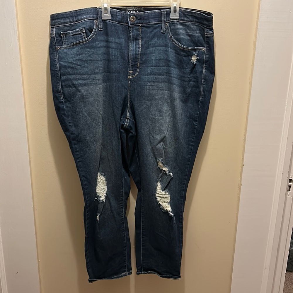Torrid size 22 crop jeans